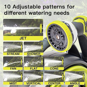 YASHINE smooth pull-out rewind keeps hoses tidy and accessible