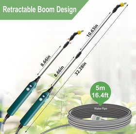 YASIMIA garden sprayer in action for precise, gentle irrigation