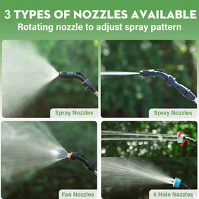 YASIMIA gravity-filter with 16.4 ft hose prevents clogs during spraying