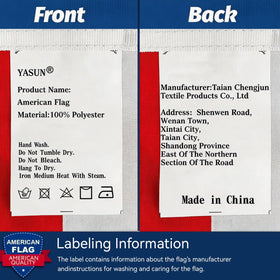YASUN all-weather performance flag suitable for year-round displays