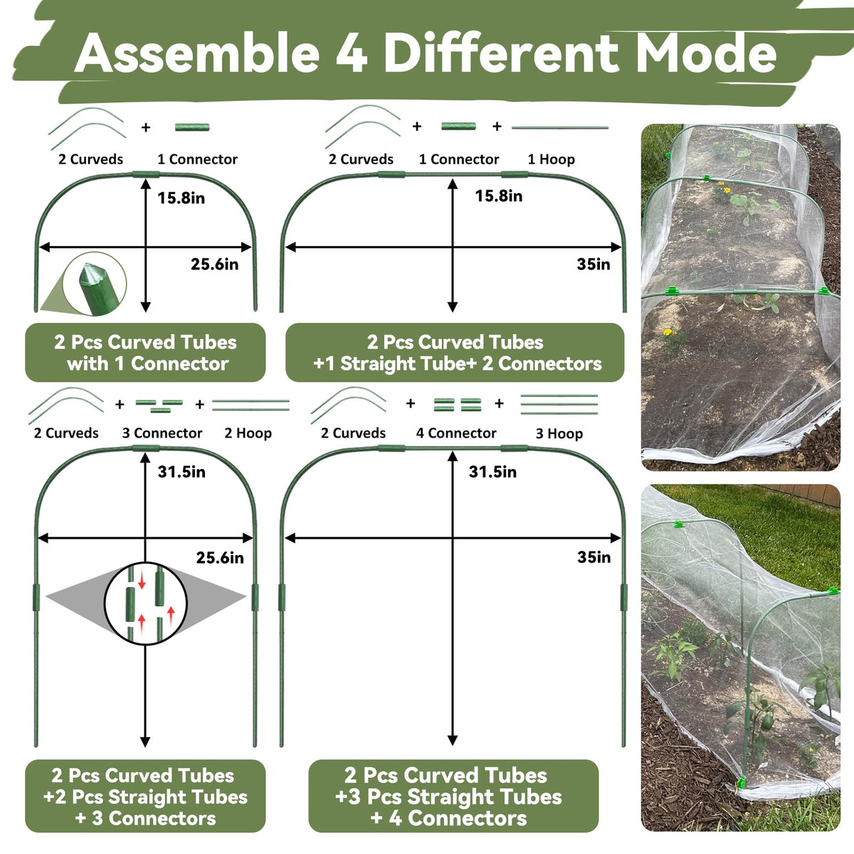 YATHO clips and connectors enable quick, secure assembly.