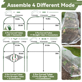 YATHO clips and connectors enable quick, secure assembly.