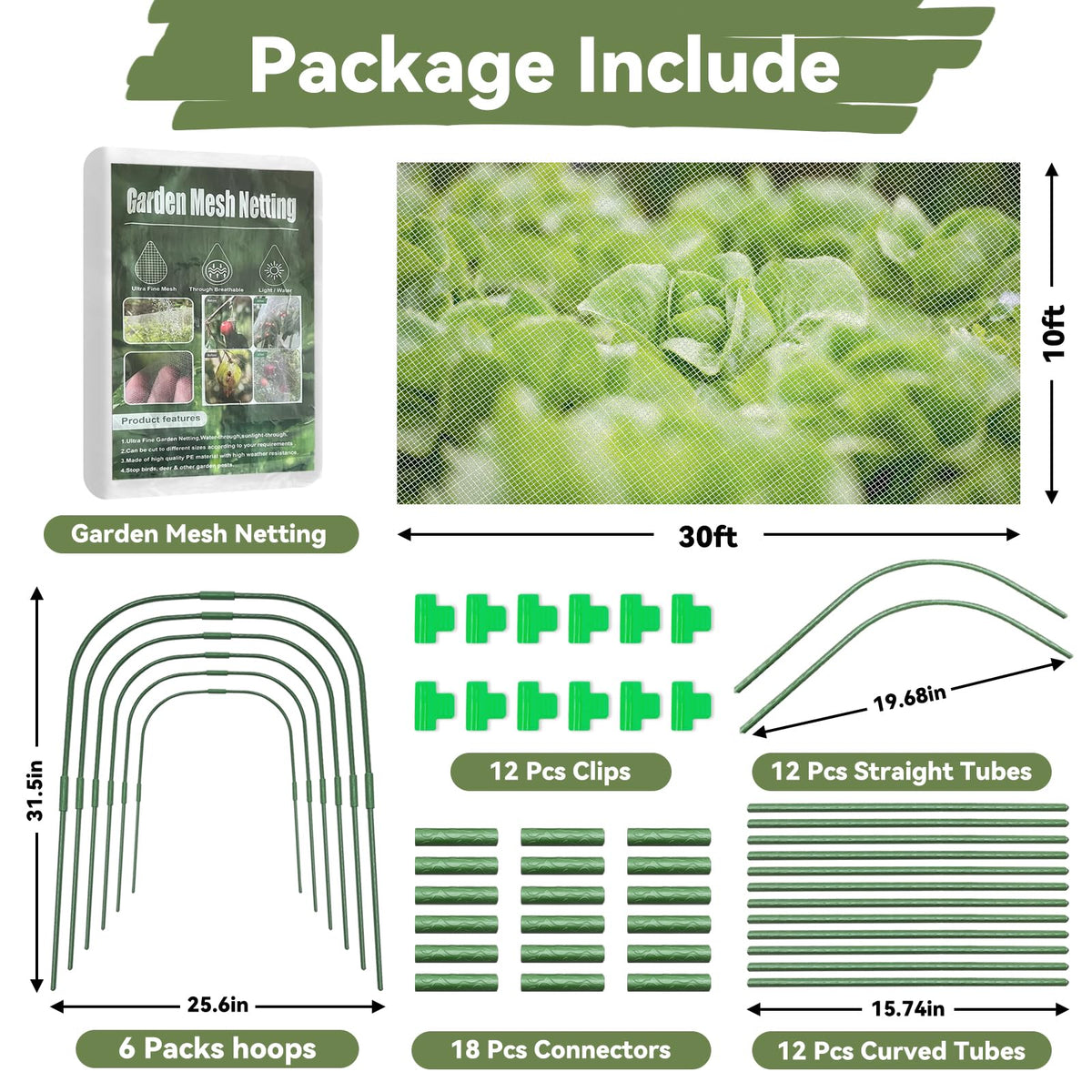 YATHO polyethylene mesh 0.04 inch breathable and durable