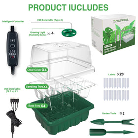 YAUNGEL plant labels pack to track multiple crops during growth.