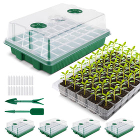 YAUNGEL 160-cell seed starter tray top view for efficient germination.