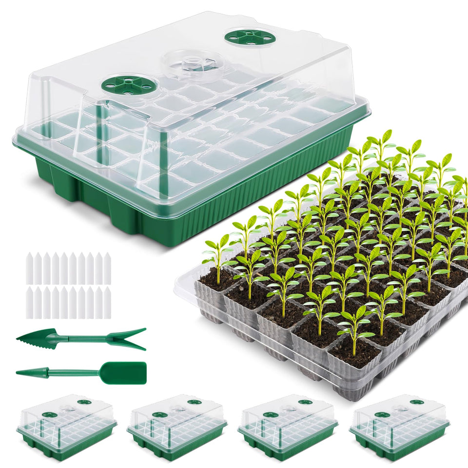 YAUNGEL 160-cell seed starter tray top view for efficient germination.