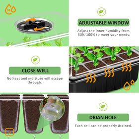 YAUNGEL 0.8mm PVC material demonstrates durable seed trays.