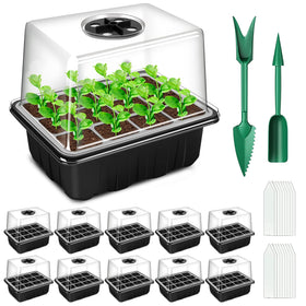 YAUNGEL 120-cell seed trays for sturdy, reusable germination.
