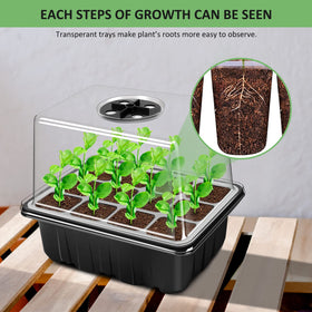 YAUNGEL transparent lid allows growth monitoring at a glance.