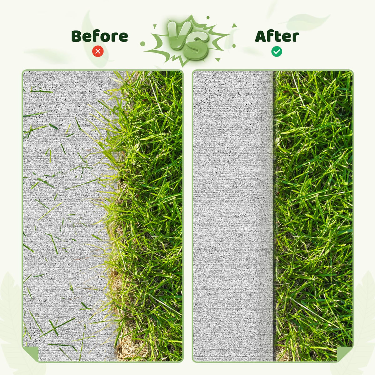 Yawfold easy-installation tools help fix borders without heavy digging.
