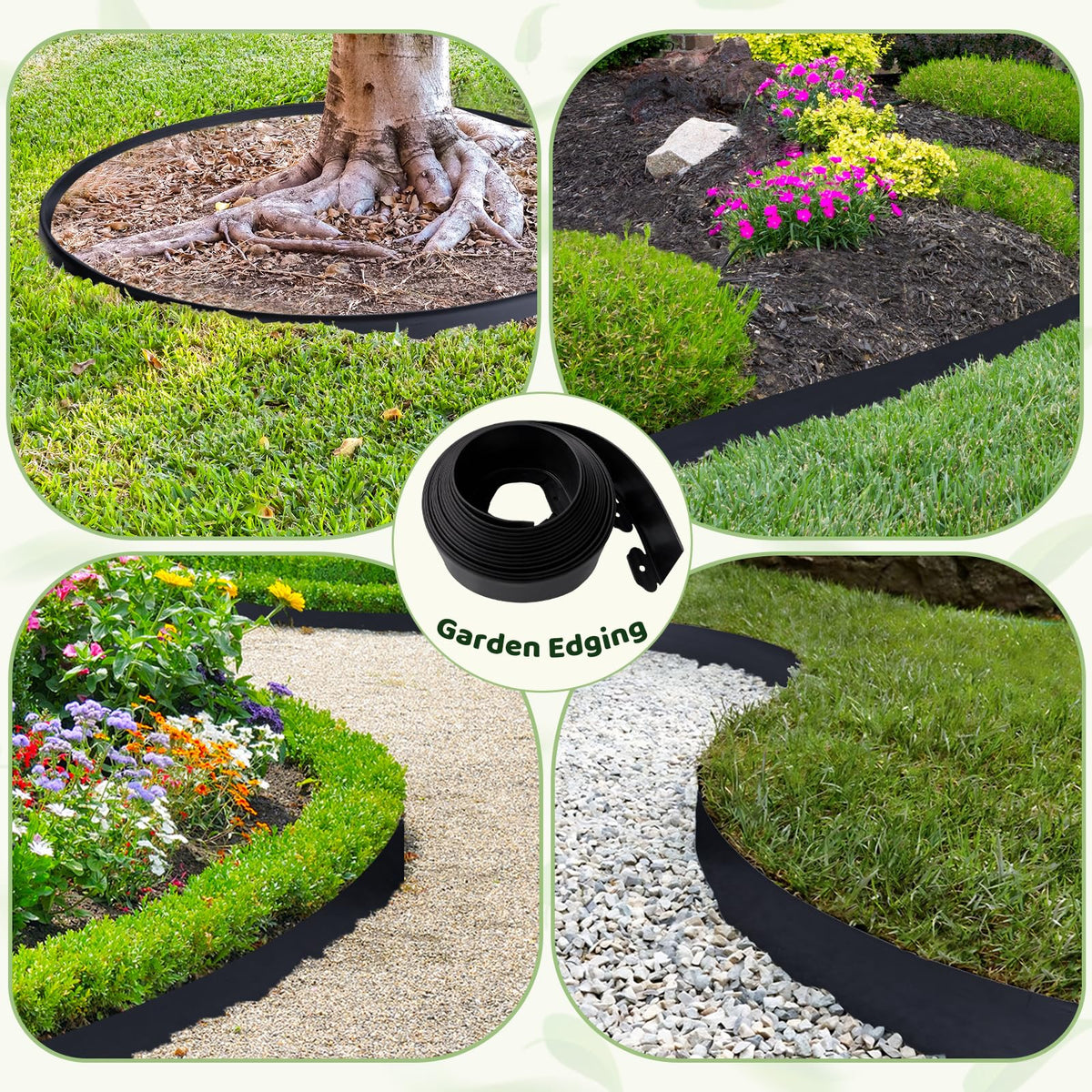 Yawfold versatile outdoor edging suitable for beds, paths, and lawns.
