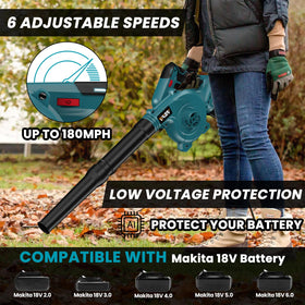 YAWV 6-speed control for precise air flow.