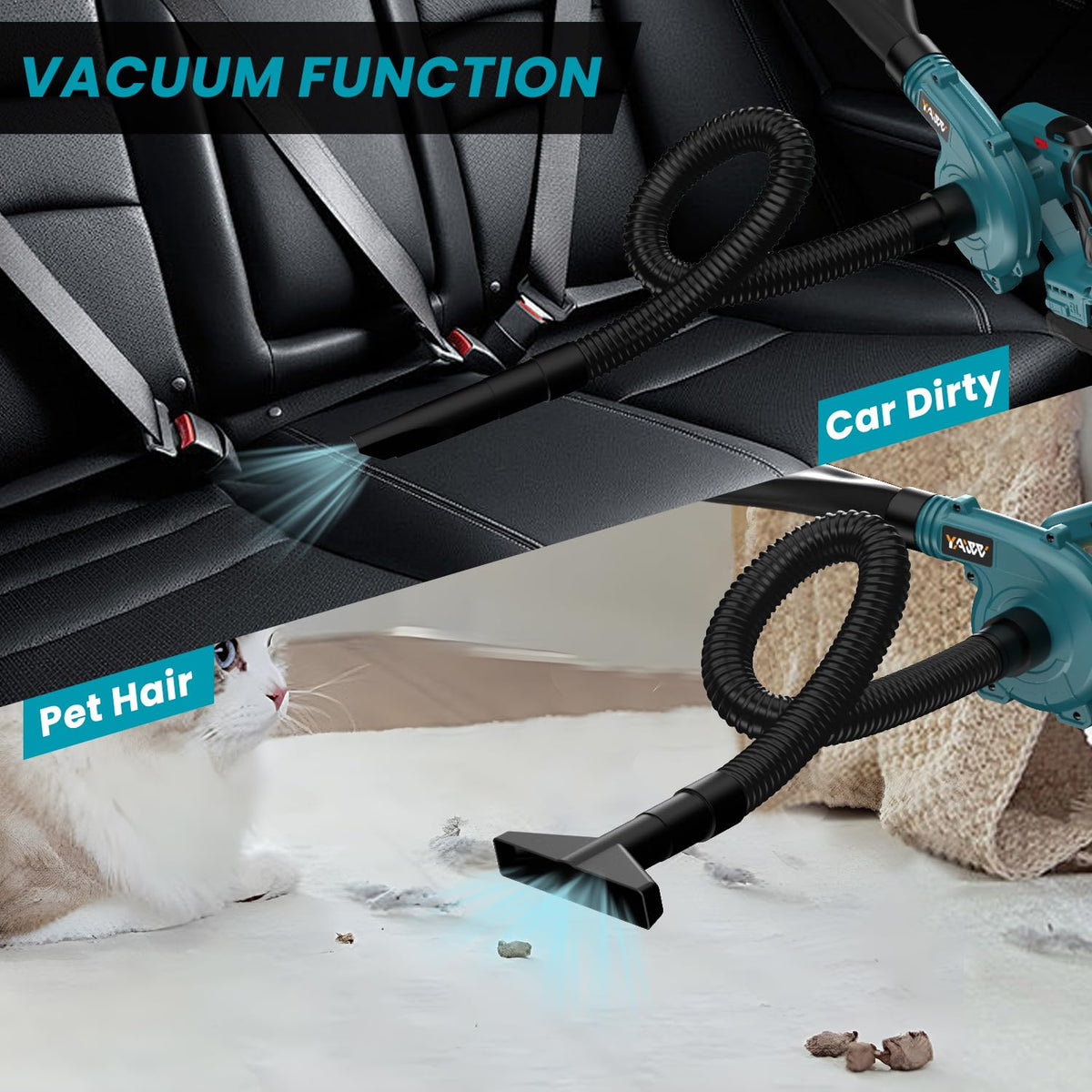 YAWV included accessories bundle for versatile cleaning tasks.