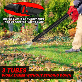 YAWV cordless leaf blower in 6-speed control for precise airflow