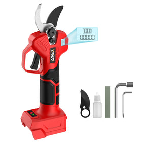 YAWV pruning shears with Milwaukee M18 compatibility enable cordless pruning sessions.