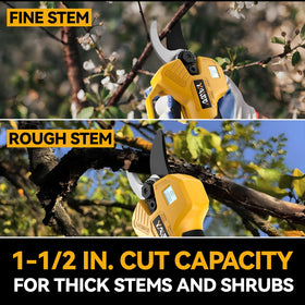YAWV pruning shears lightweight design enables comfortable all-day pruning.