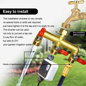 Yayamz hex-inlet design enables tool-free installation on standard spigots.