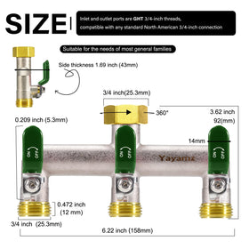 Yayamz downward spout design enables stable connection.
