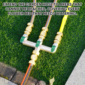 Yayamz heavy-duty brass assembly shown in action.