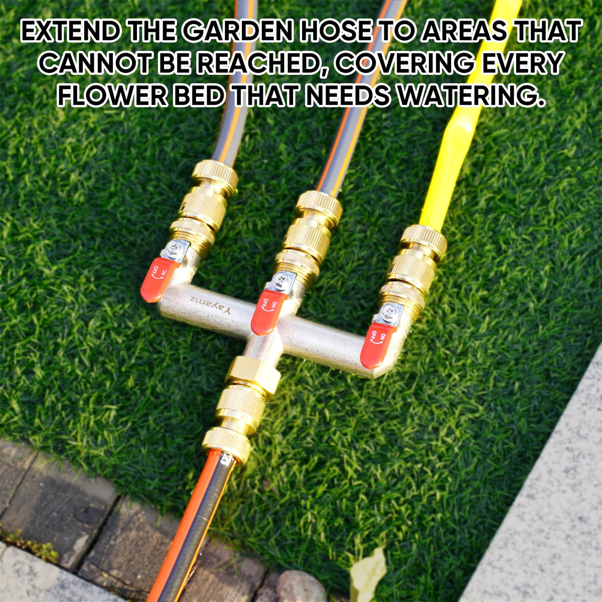 Yayamz standard 3/4 inch connection compatible with North American hoses
