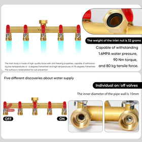 Yayamz outdoor hose adapter in brass resists rust and UV exposure for long life