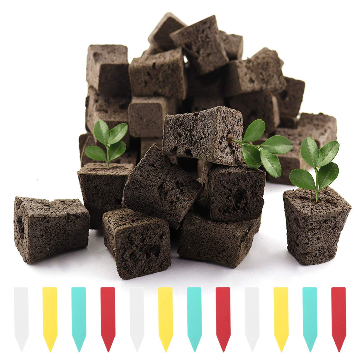 YBB seed starter plugs: 50-piece set for efficient seedling prep