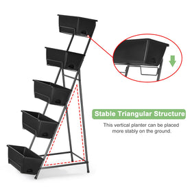 YBING detachable planter boxes demonstrate modular design for easy rearrangement