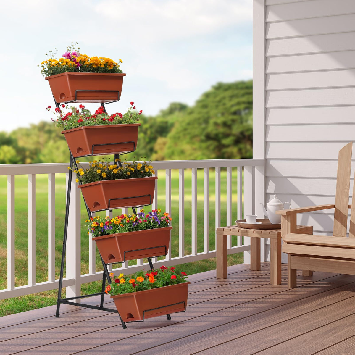 YBING space-saving design maximizes balcony and small garden capacity.