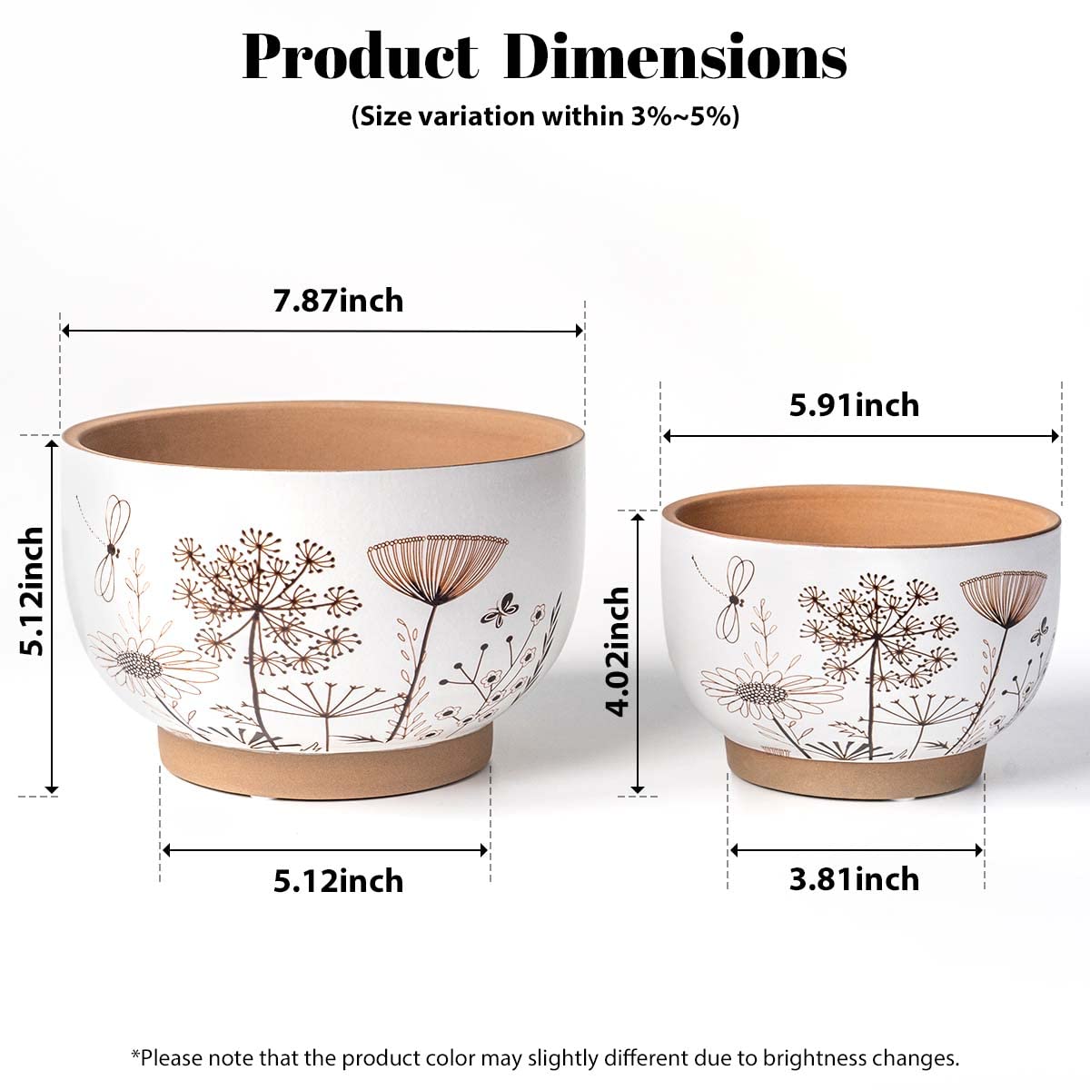 YBX YIBOXUAN boho-style planter blends neutral tones for versatile home décor.