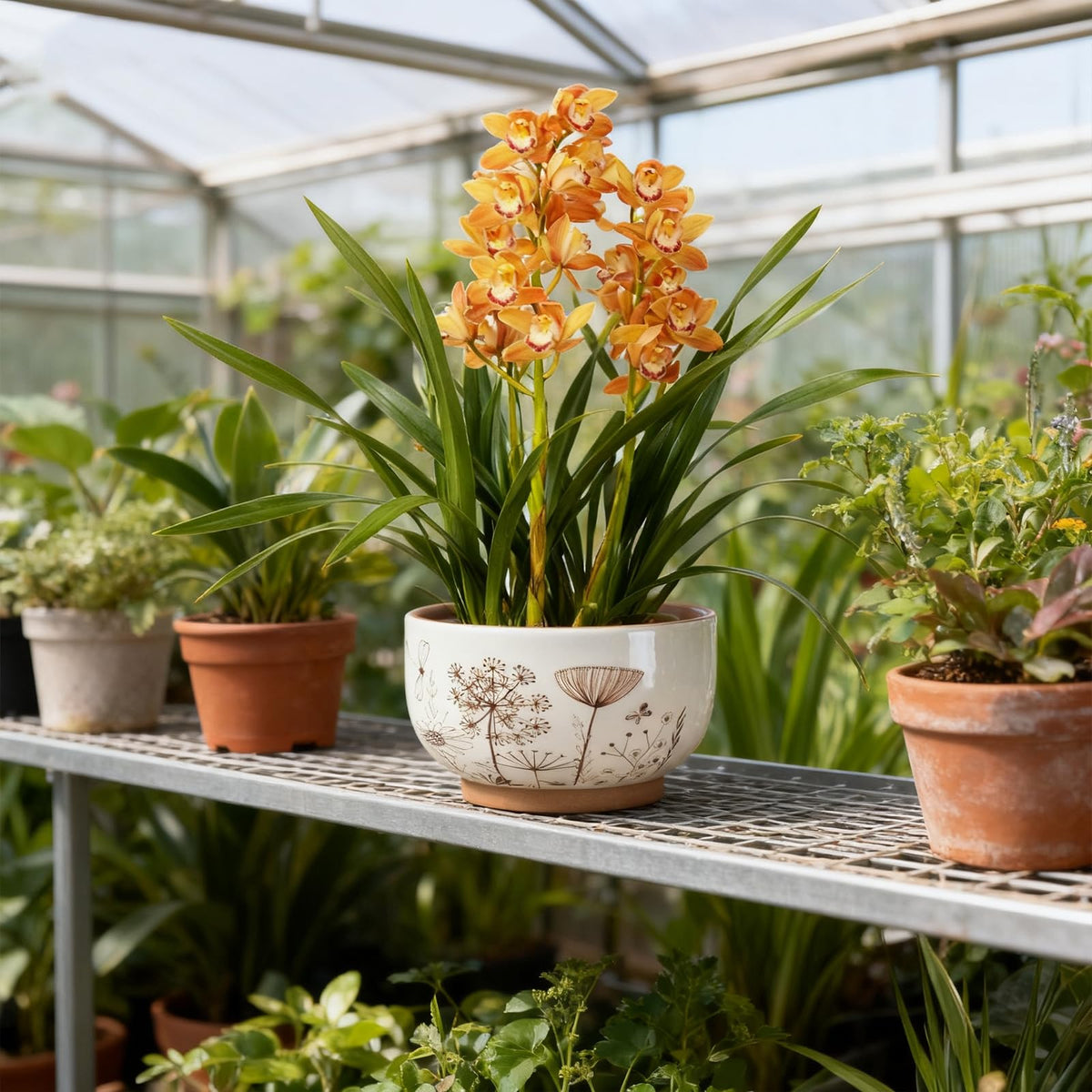YBX YIBOXUAN ceramic planter makes a thoughtful gift for plant lovers.