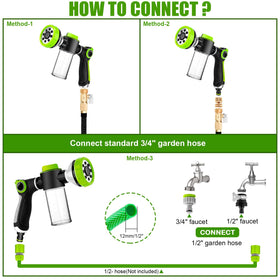 YCCOKJJ universal quick connector for easy hose setup.