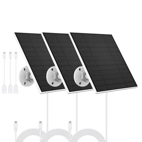 YCTechCam 5W solar panel for Eufy Outdoor, steady sun-powered charging for cameras.