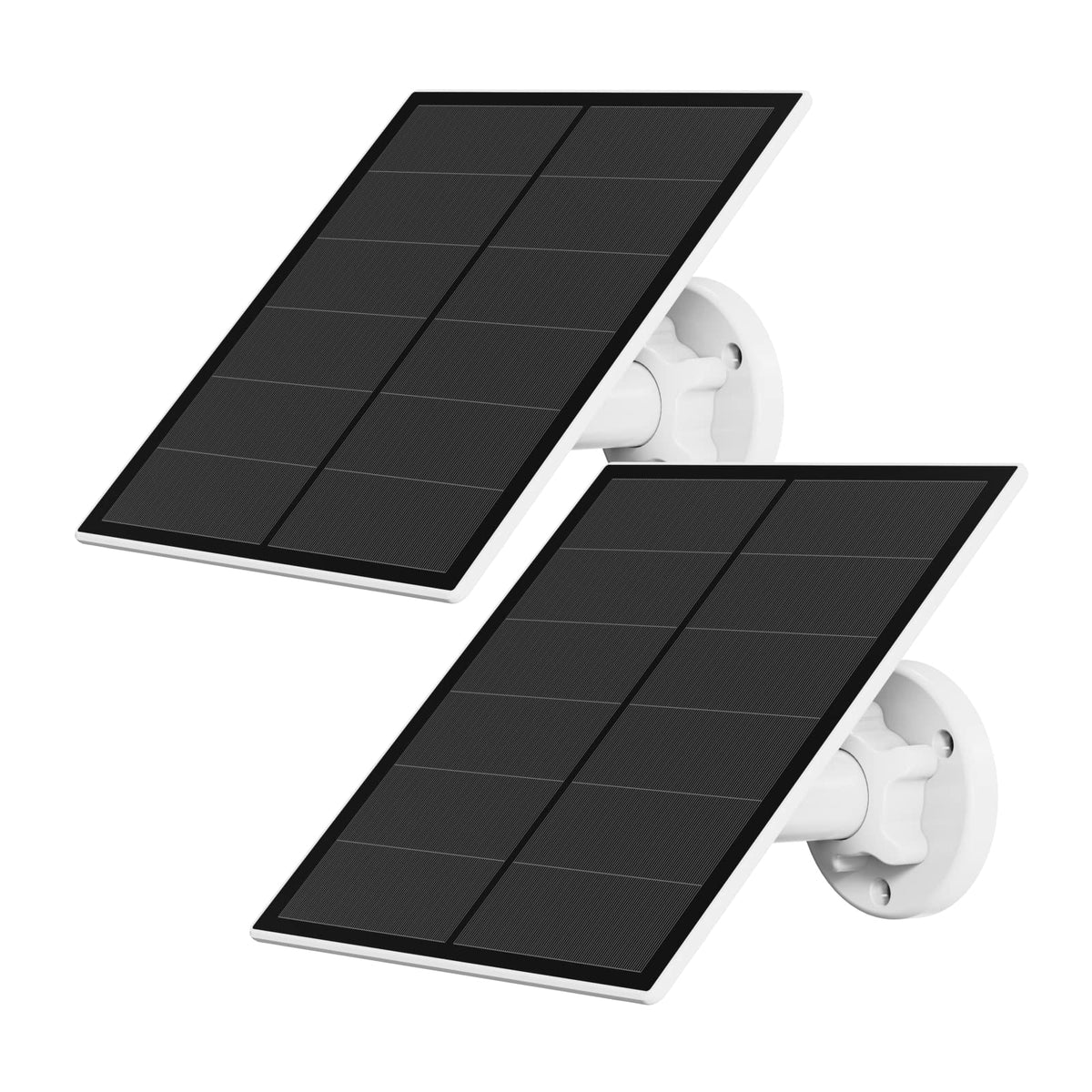 YCTechCam 5W solar panel front view powering outdoor cameras