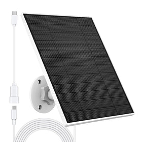YCTechCam solar panel for Eufy Cam, front view, delivering compact charging from sunlight.