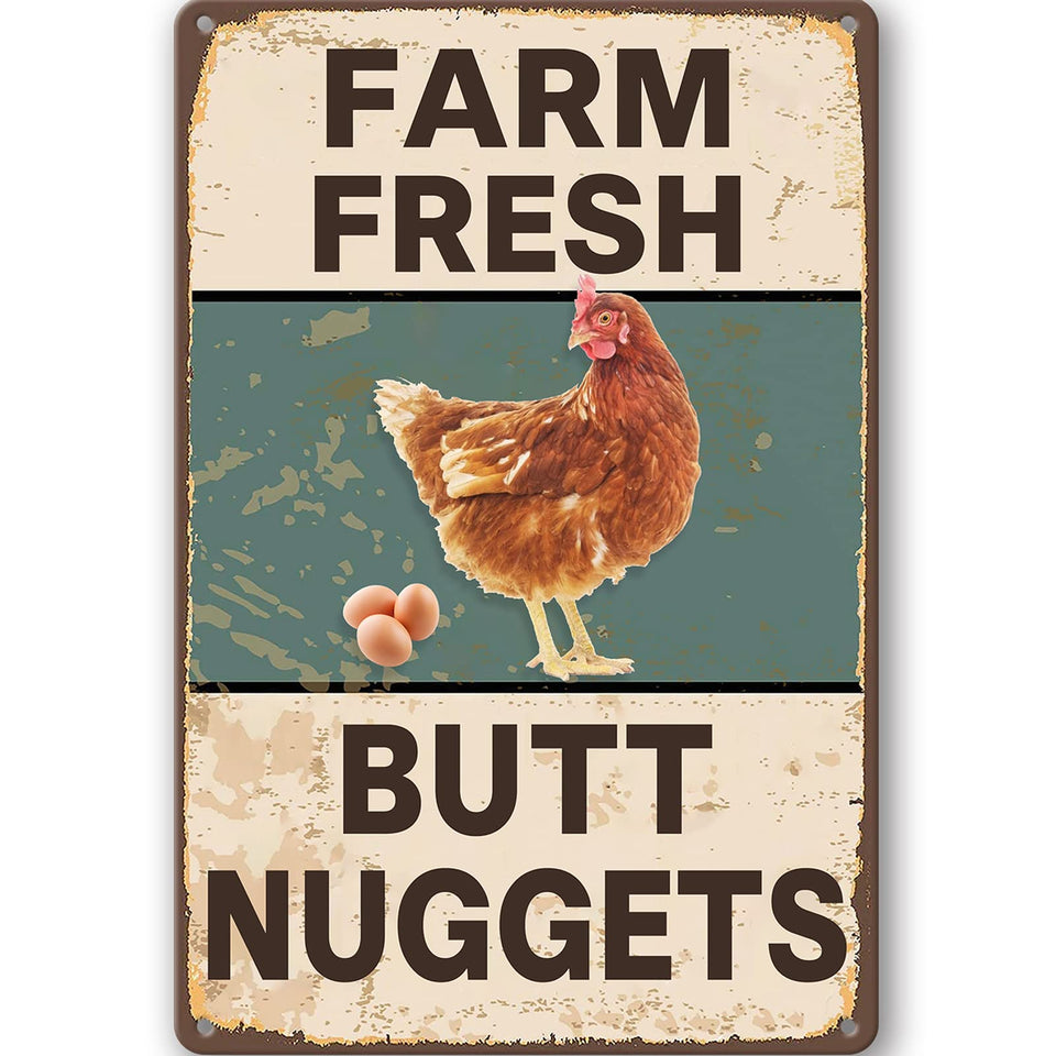 Ycydilirab vintage chicken coop sign for chicken area décor and indoor use.