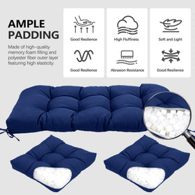 Yddsky 4inch high-density foam cushions provide cloud-like support.