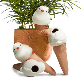 YFDB bird shaped plant watering globe keeps indoor and outdoor plants consistently hydrated