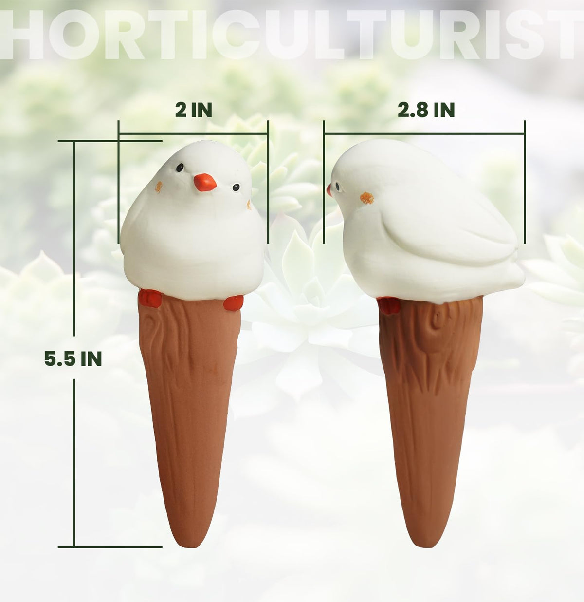 YFDB hand painted terracotta waterer showcases unique craftsmanship with lasting moisture delivery