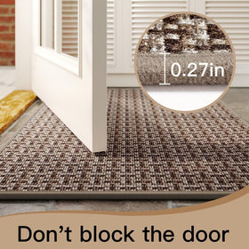 YDKGL 17x30 door mat dirt trapping keeps floors clean and dry