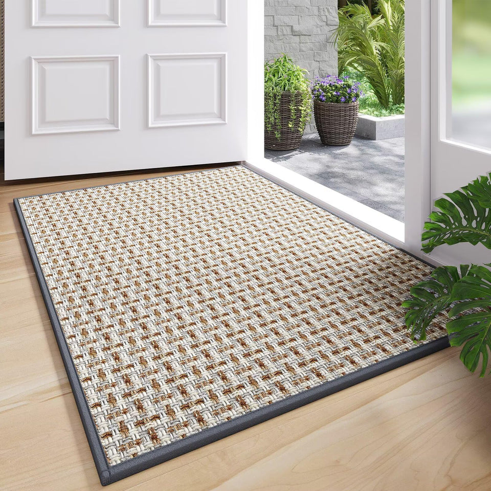 YDKGL 17x30 door mat front view showing durable entryway use