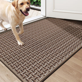 YDKGL 17x30 door mat front view shows durable, high-traffic design