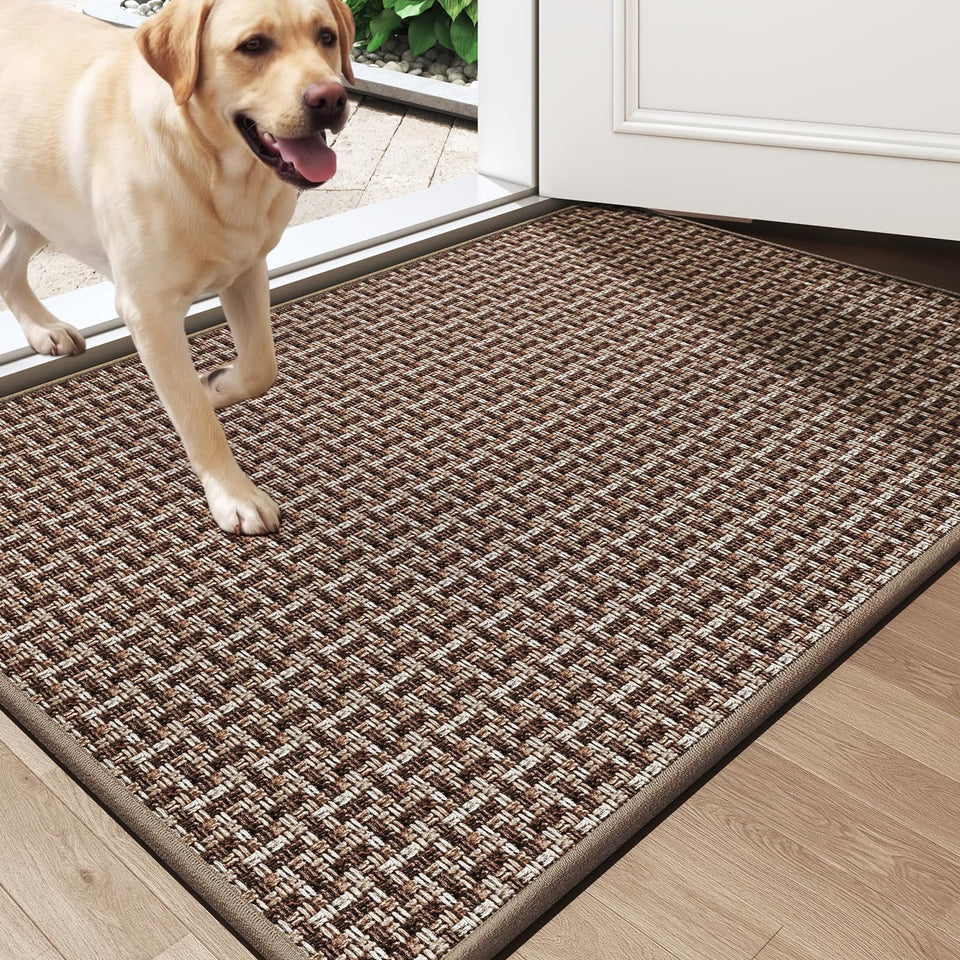 YDKGL 17x30 door mat front view shows durable, high-traffic design