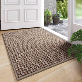 YDKGL door mat 24x35 dirt-resistant design helps keep entryways clean.
