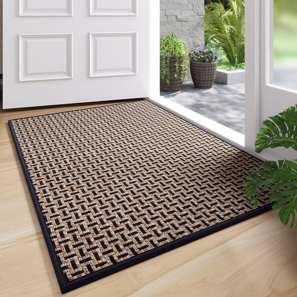 YDKGL door mat front view with a dirt-trapping textured surface.