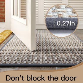 YDKGL washable door mat for easy cleaning and quick drying