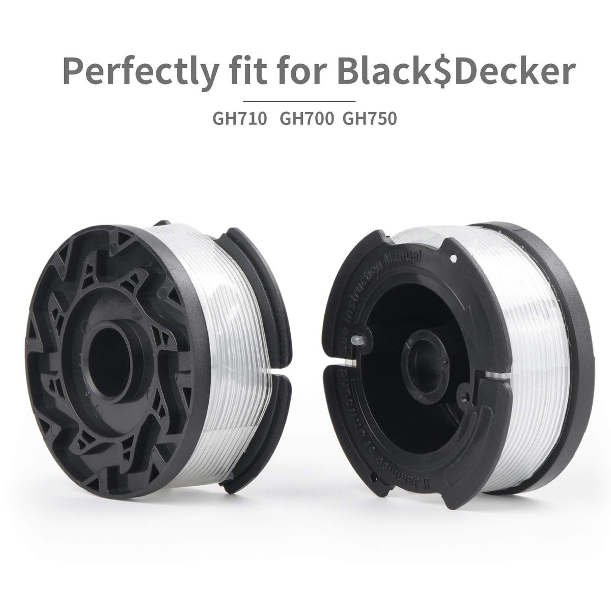 YDSL AF100 spool compatibility list shows broad Black and Decker support.