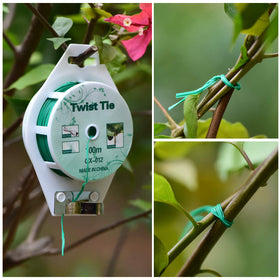 YDSL green cable-management ties stored on a reel for quick use