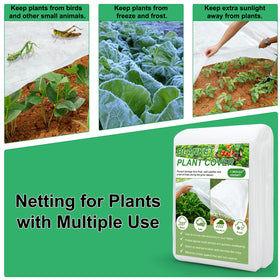 YDSL Plant Cover deters pests while conserving light and moisture.