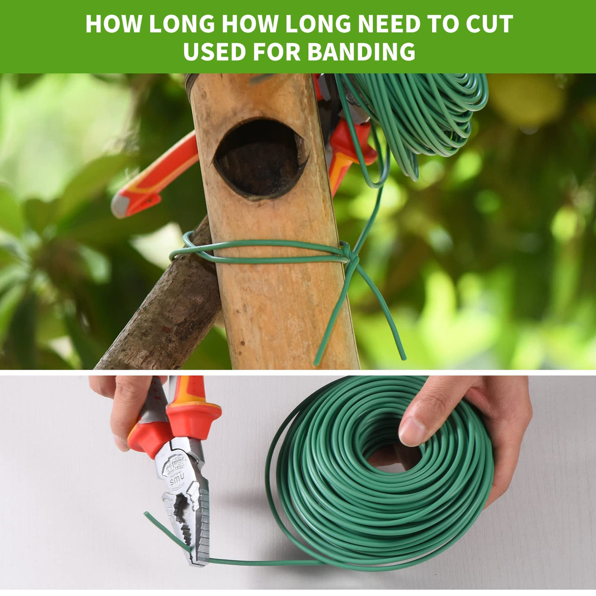 YDSL reusable garden tie provides durable, bendable plant support.