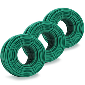 YDSL soft plant tie 100ft green pack for gentle, reusable plant support